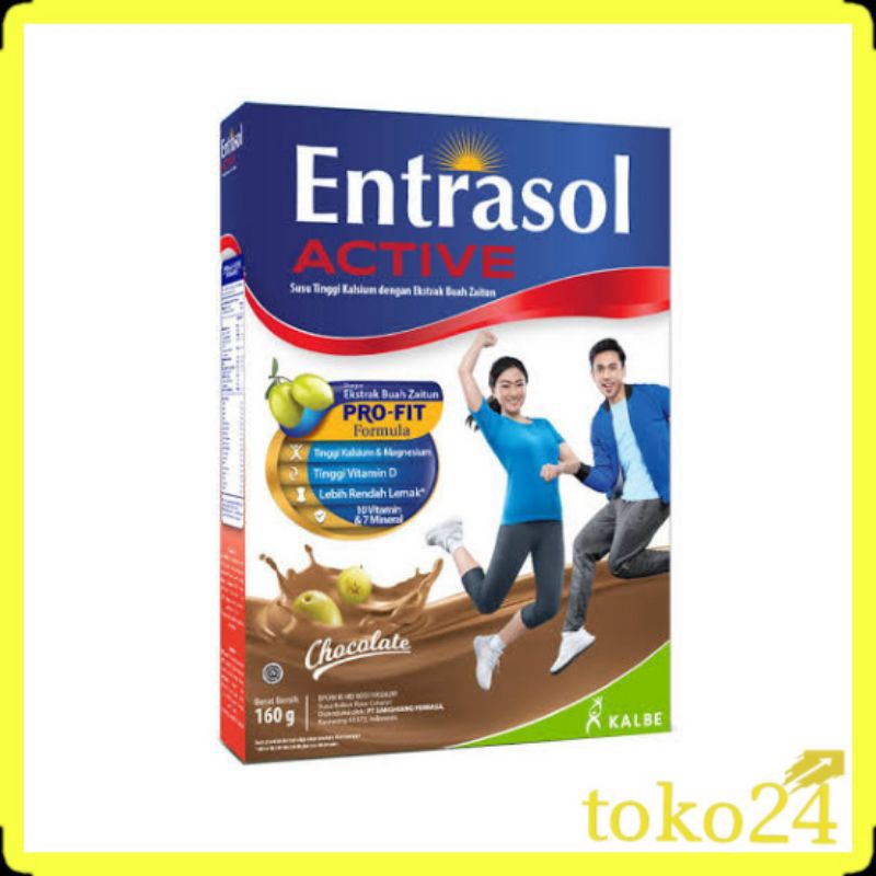 

Entrasol Active Cokelat 160 gr