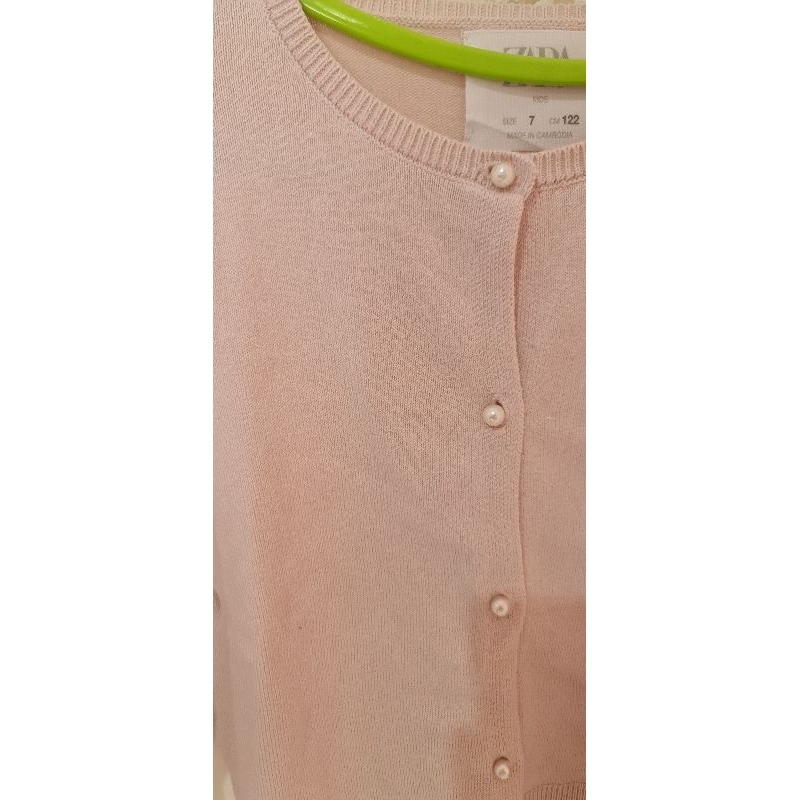 cardigan anak warna pink zara preloved