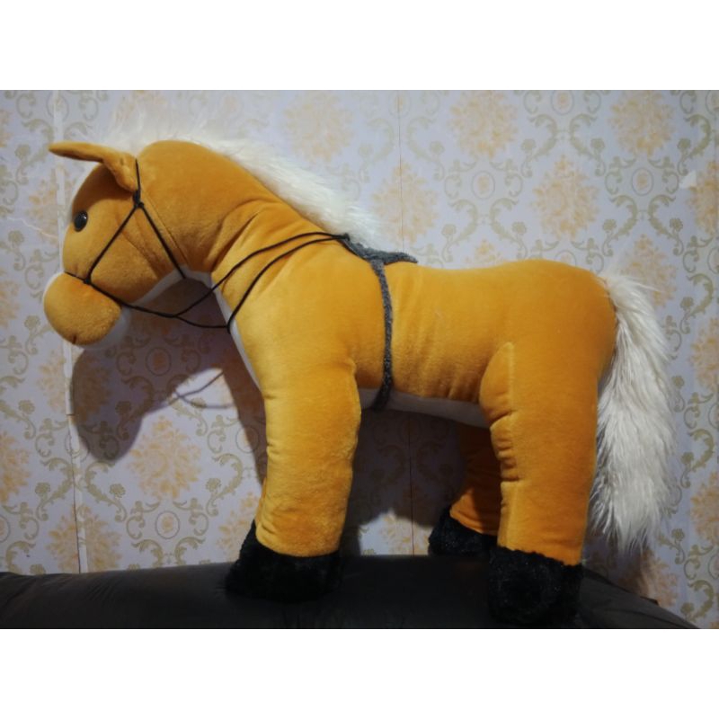Boneka Kuda standing Berdiri Jumbo 1 Meter Premium Sni