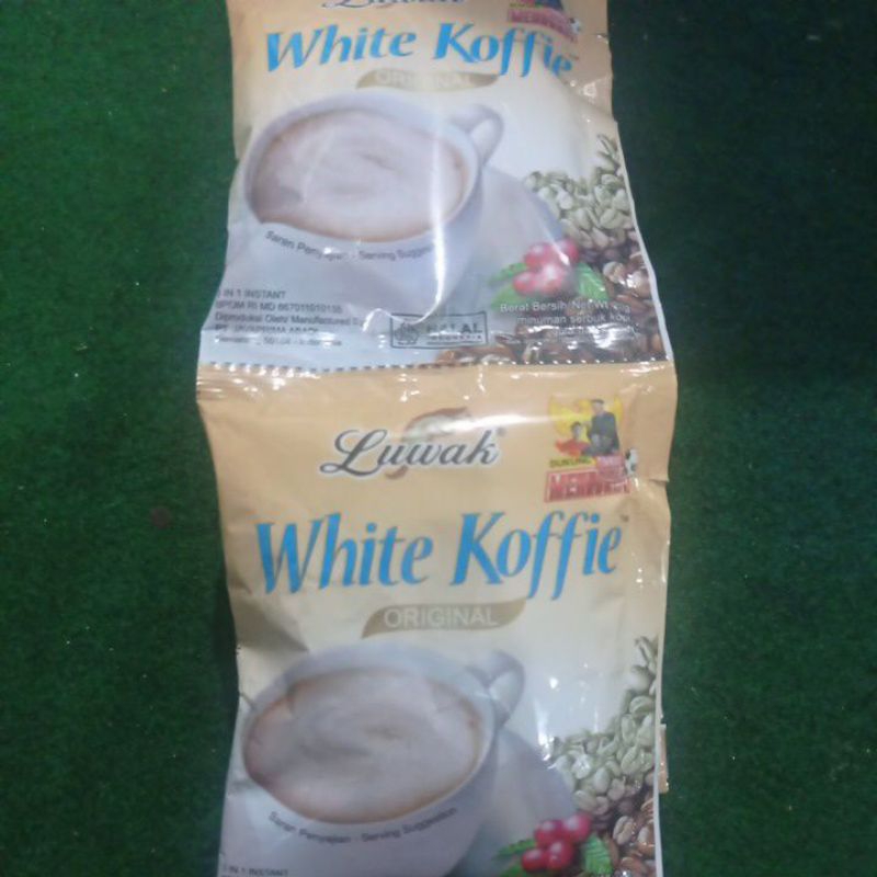 

Luwak White Coffee 1 renceng isi 10