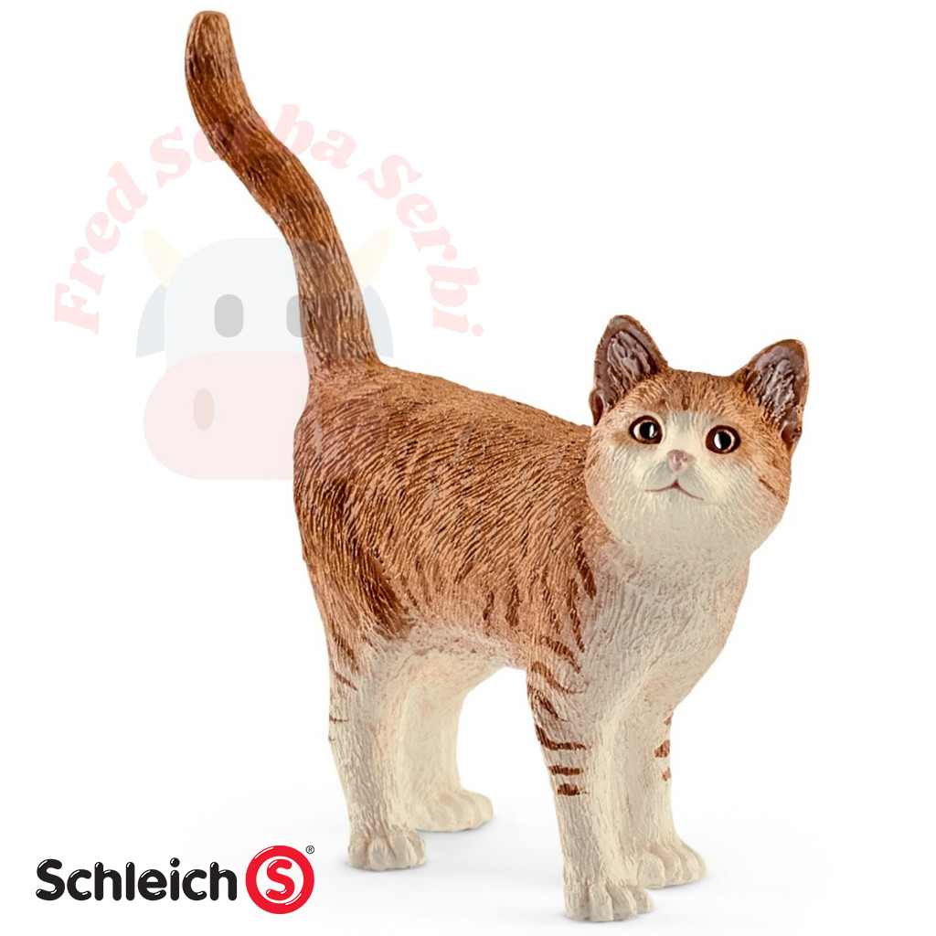 Figure Schleich Cat Figure Mainan