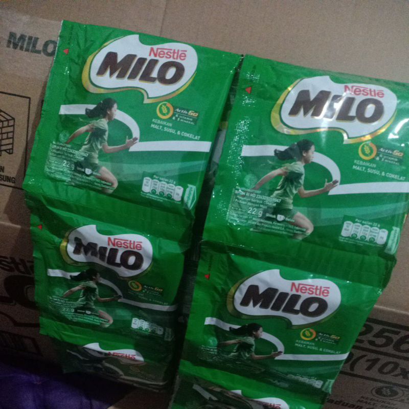 

[GROSIR] MILO ACTIVE-GO RENCENG 22gr ISI 10 KEMASAN TERBARU