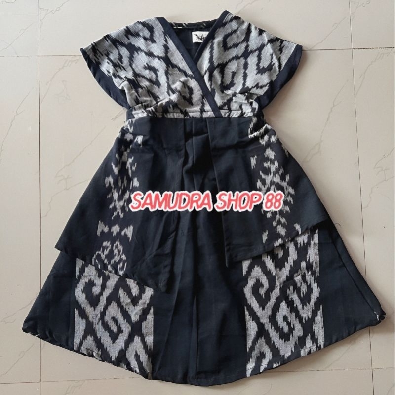 BAJU TENUN ANAK TERBARU 2023 - DRESS ANAK PEREMPUAN MODERN
