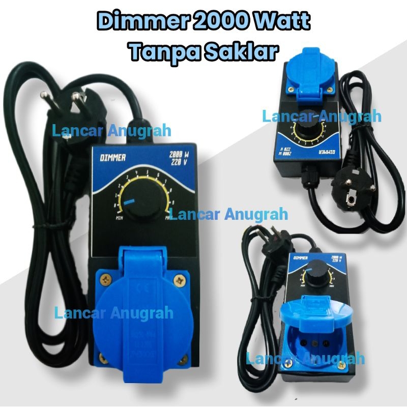 Dimmer AC 2000 Watt || Pengatur Kecepatan Mesin Gerinda dll || Dimmer AC 2000 Watt