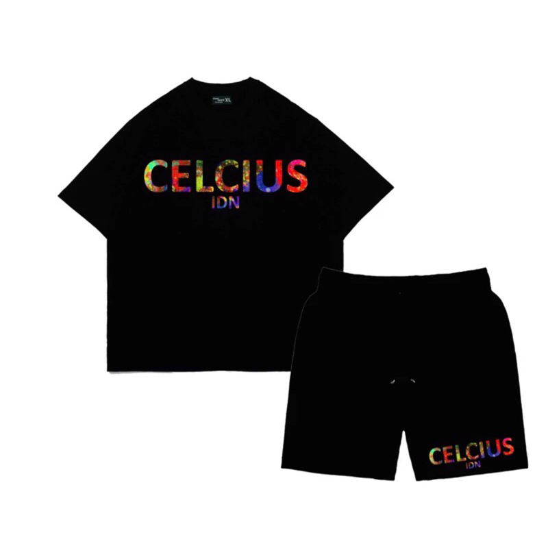 KAOS CELANA SATU SET PRIA/WANITA CELCIUS