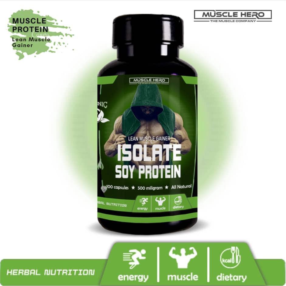 Isolate Soy Protein 500 Mg - Kapsul Protein Nabati