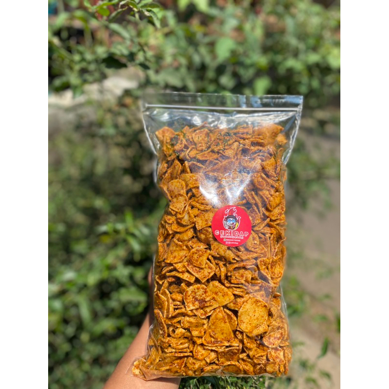 

Basreng Syahdu pedas daun jeruk isi 1kg by cekidap