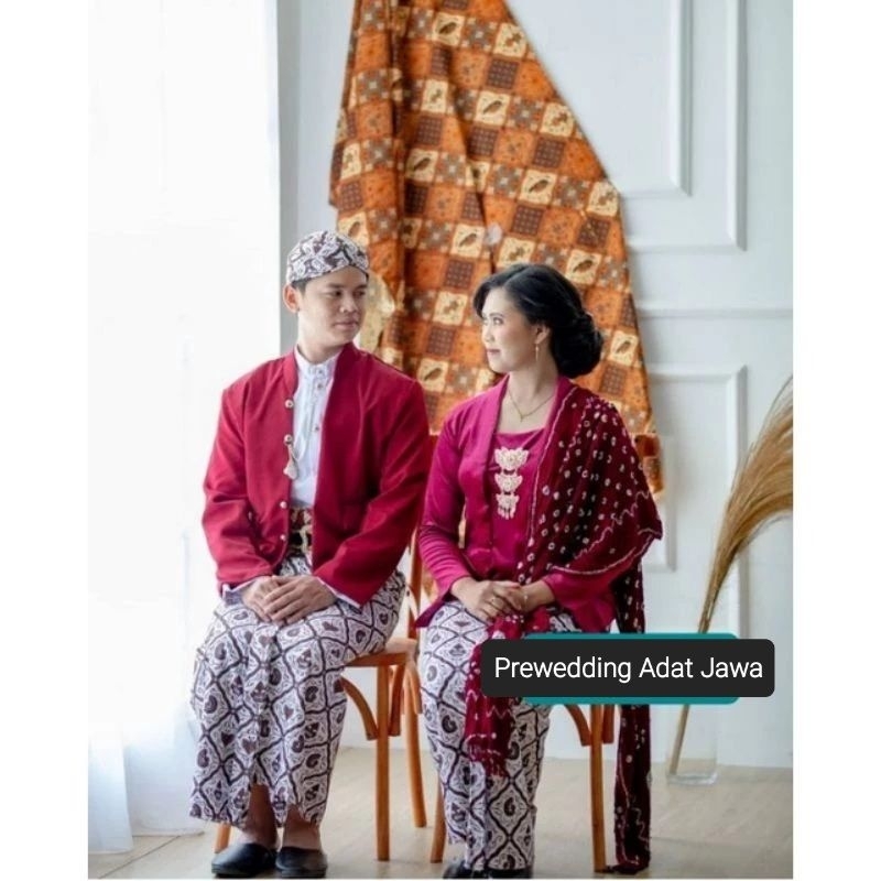 Sepasang Baju Prewed Jawa/ Baju Prewedding Adat Jawa