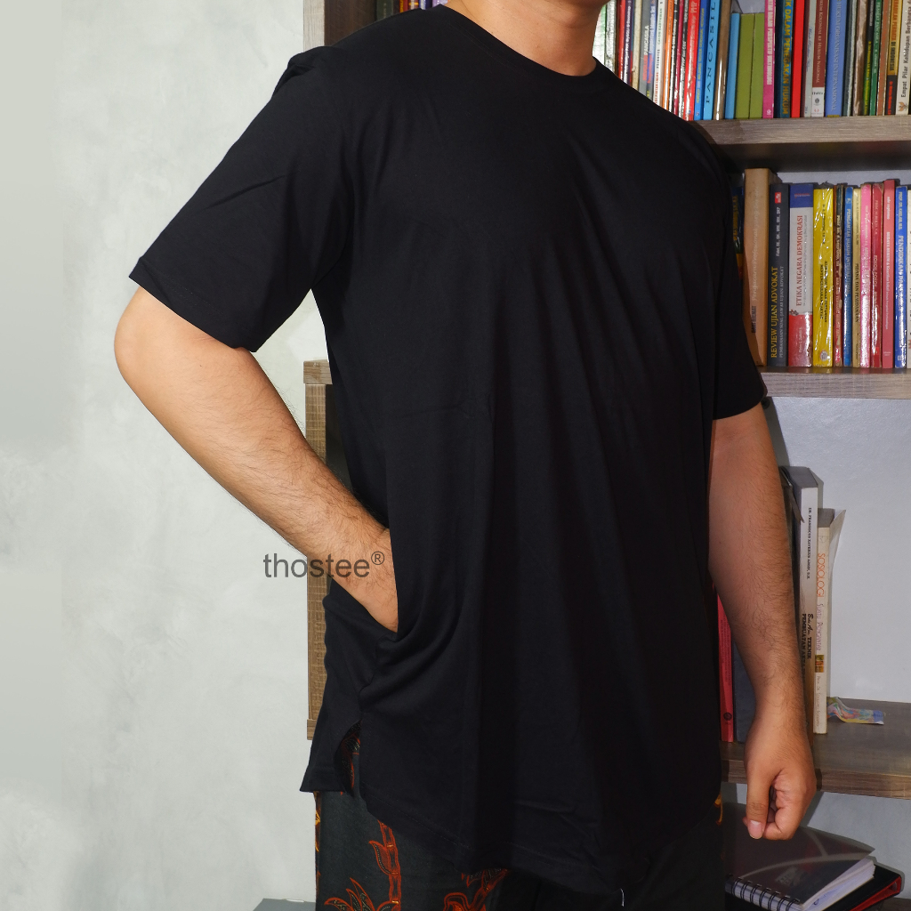 Thostee T-Shirt Kurta Baju Muslim Premium Cotton Combed 30's-2
