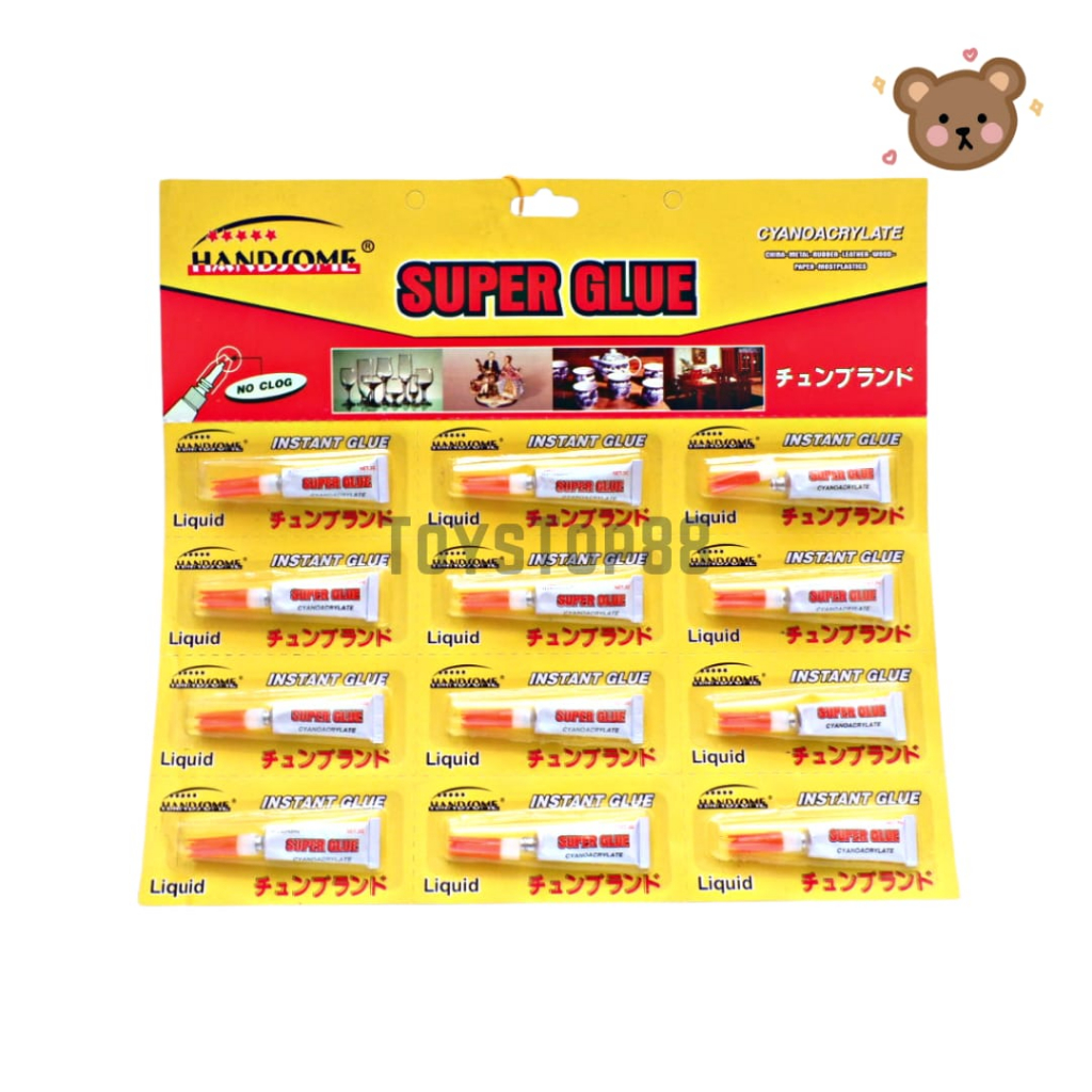 

Lem Korea Tube Cair Handsome Renceng 3 gr - Lem Instant Super Power Glue Serbaguna