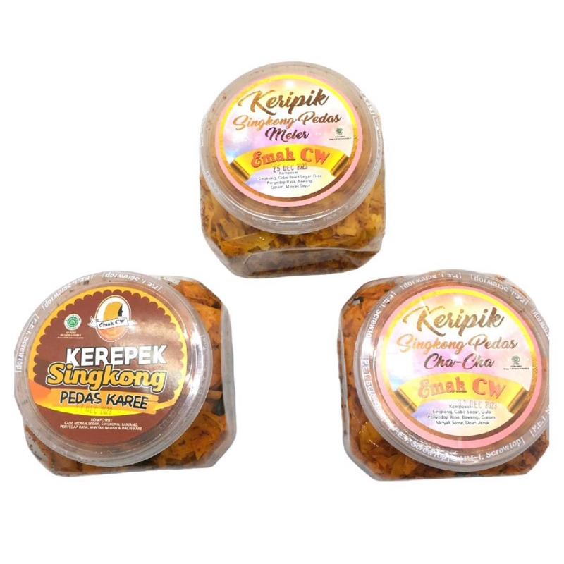 

3 Pcs Nage 12 Toples Keripik Singkong ( Pedas Kare, Cha-Cha, Meler )