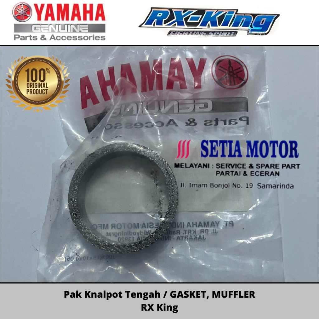 GASKET, MUFFLER / Pak Knalpot Tengah RX King
