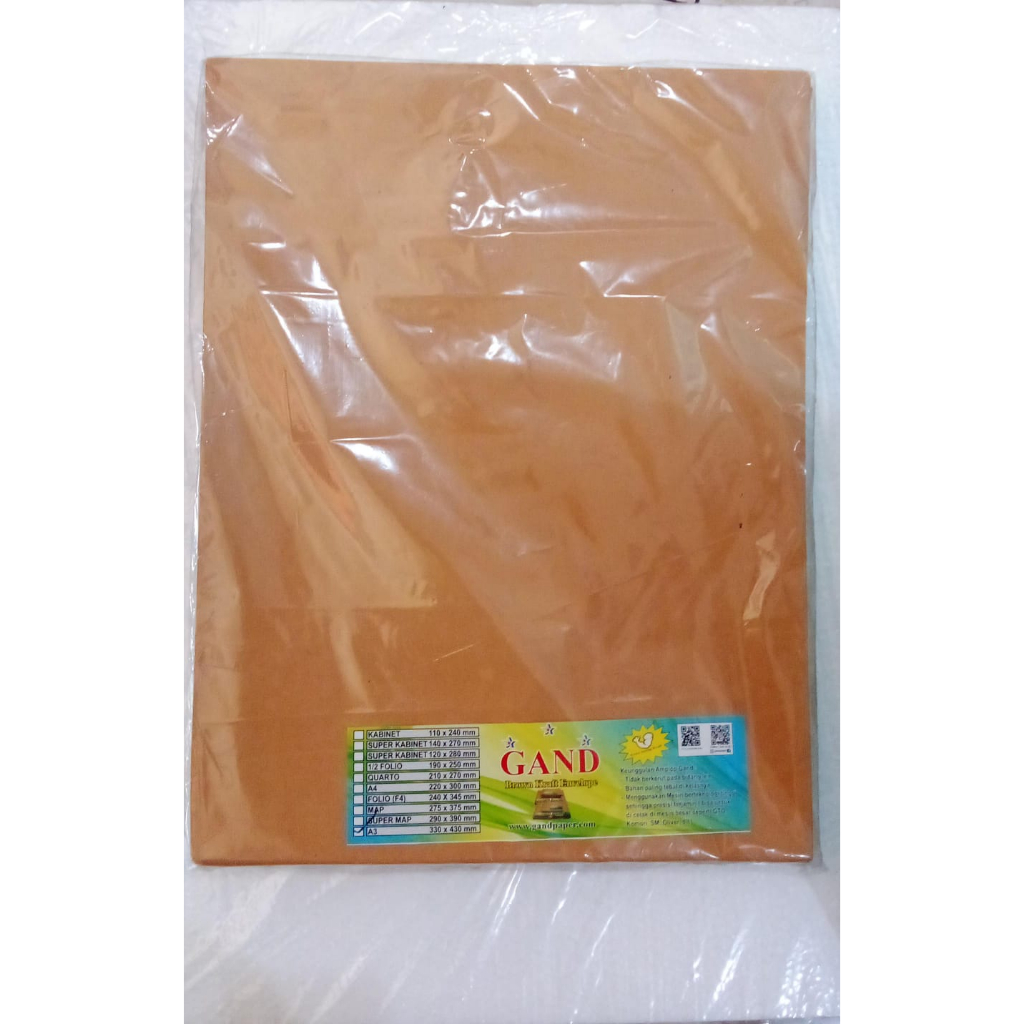 

Map Coklat A3 Merek GAND