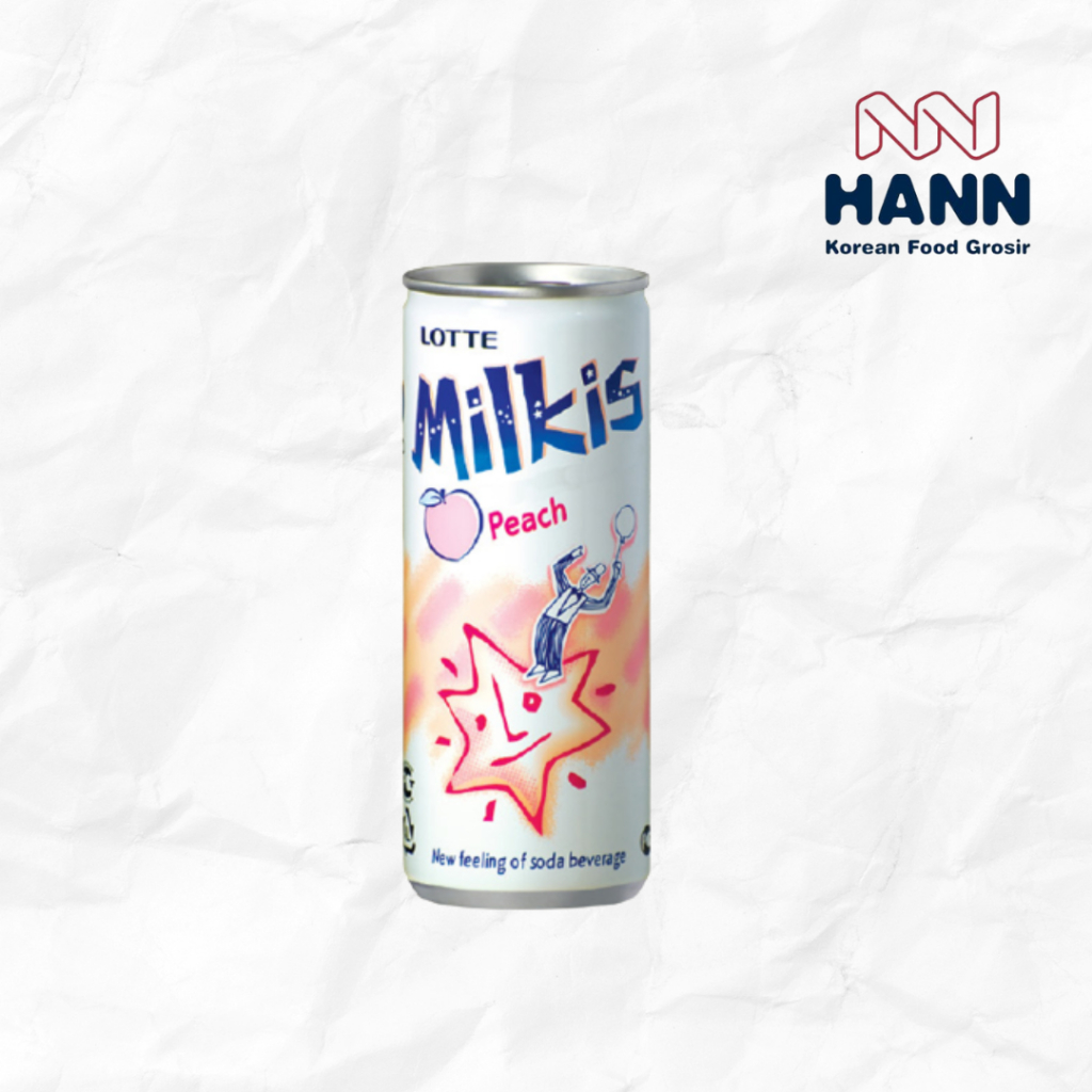 

Lotte Milkis Soda Peach 250g - Minuman Susu Soda Korea Rasa Peach