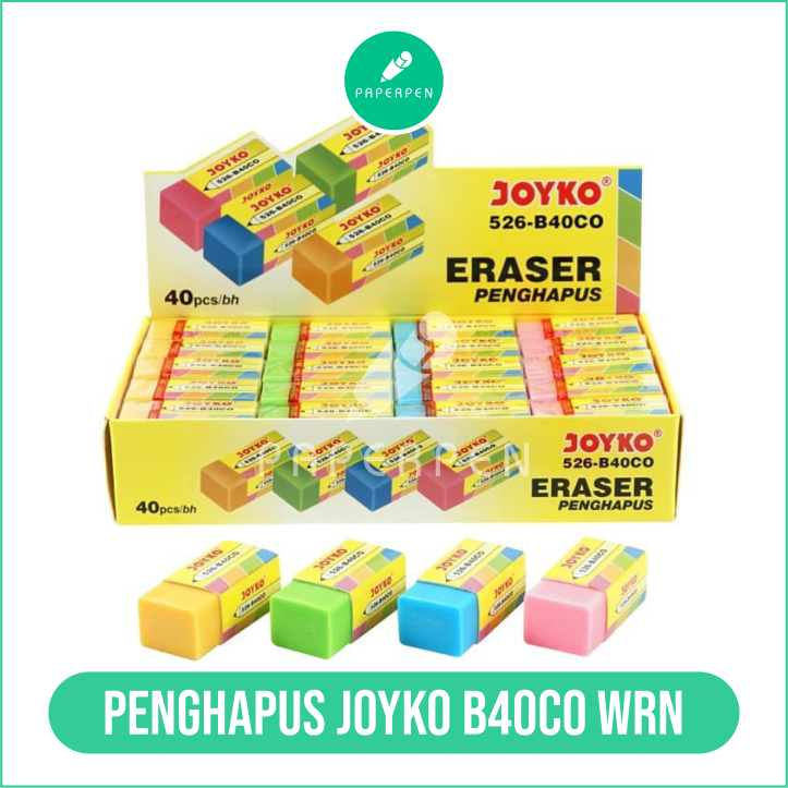 

1 Pak Penghapus Joyko B40Co Warna