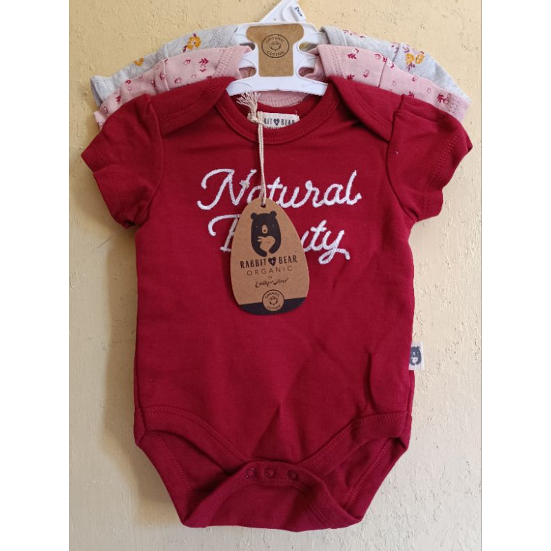 JUMPER ISI 3 PCS RABBIT AND BEAR 0-3 bulan