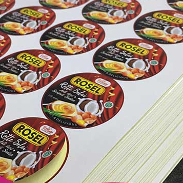 

Cetak stiker cromo label makanan toko olshop tinggal tempel