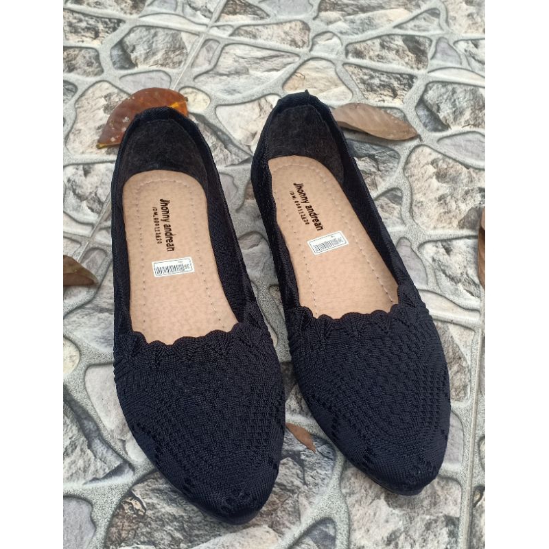 Flatshoes Rajut Bahan Import Terbaru