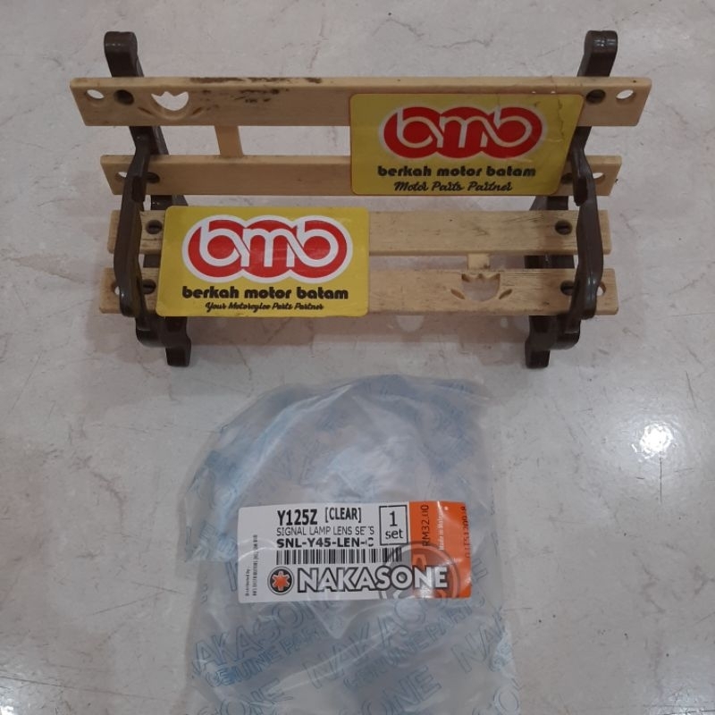 Yamaha 125 Z ZR mika kaca lampu sein depan bening clear