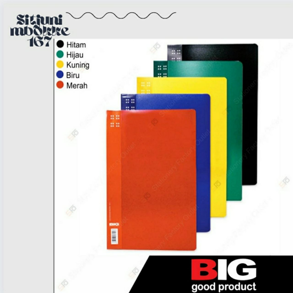 

Clear Holder BIg F4 isi 20 good product (F4 - 8805)- Hitam