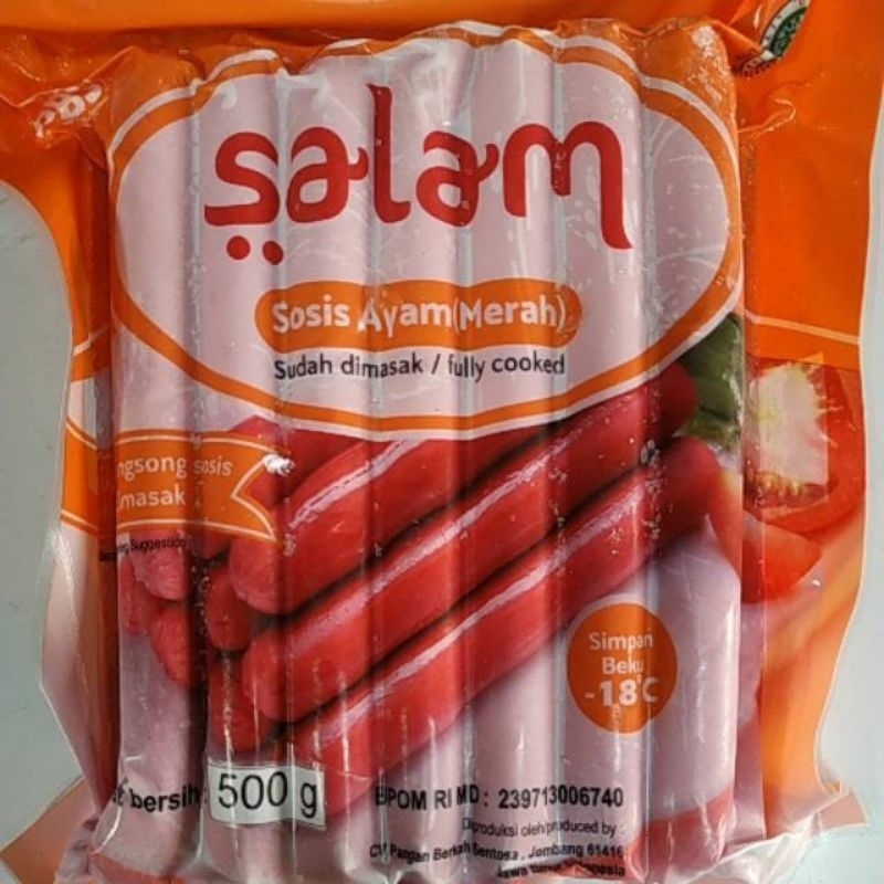 

Sosis Salam Sapi Merah Long 500 gr - Sosis Sapi 500gram