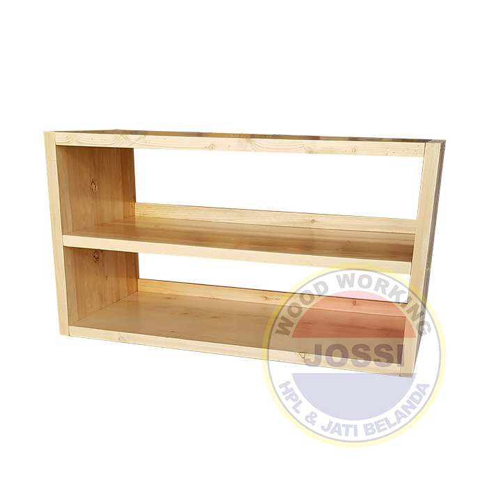 Rak Montessori Penyimpanan Mainan Kayu Jati Belanda