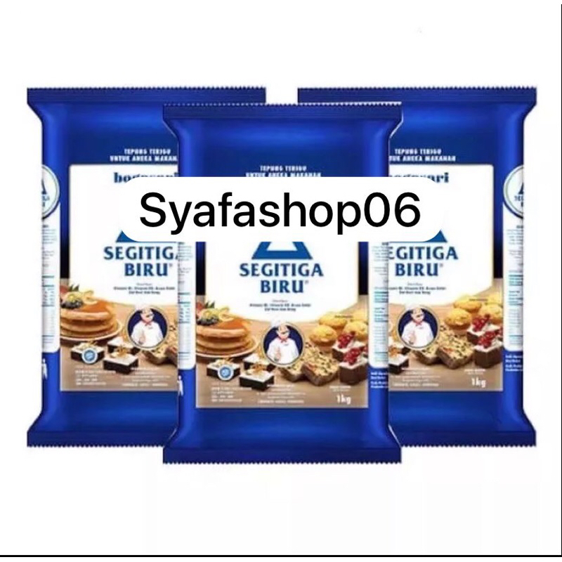 

Tepung Segitiga Biru premium 1 kg