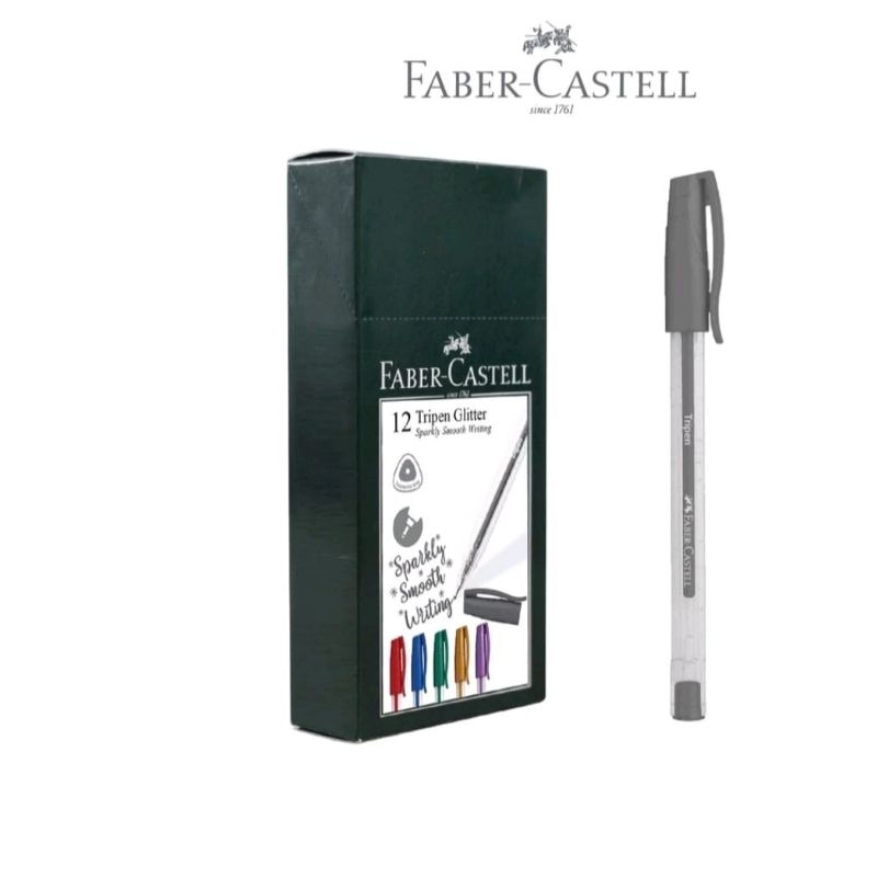 

Pulpen Gel Gliter Perak Faber Castell 547311 Tripen ( Satuan )