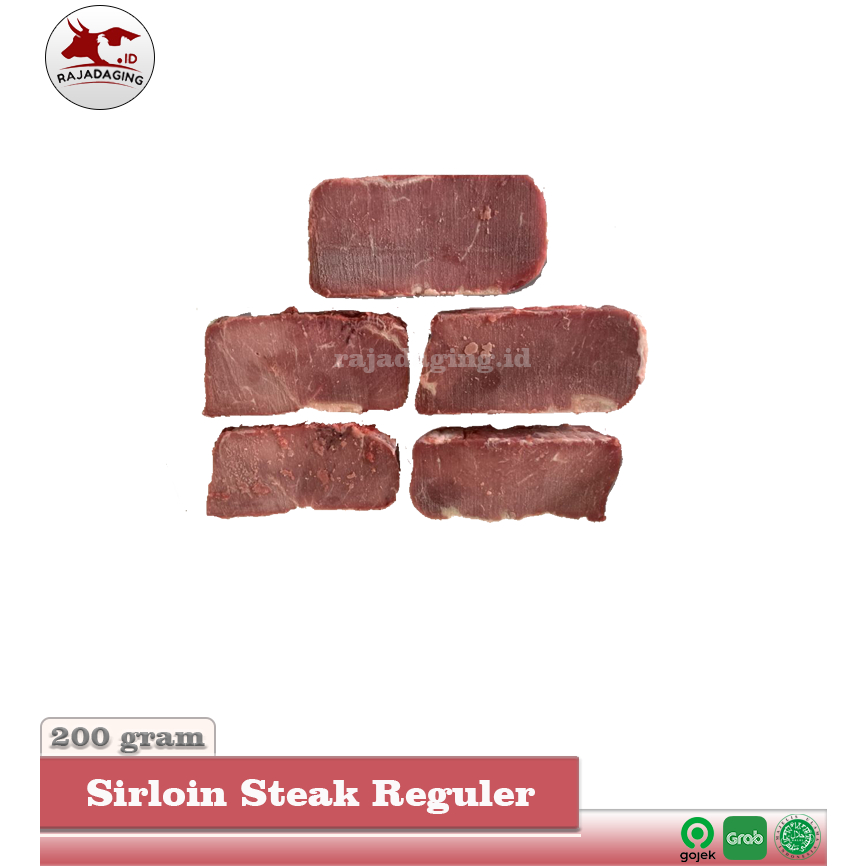 

Daging Steak Sirloin Reguler | Daging Steak Grade Reguler 180gram - 200 gram