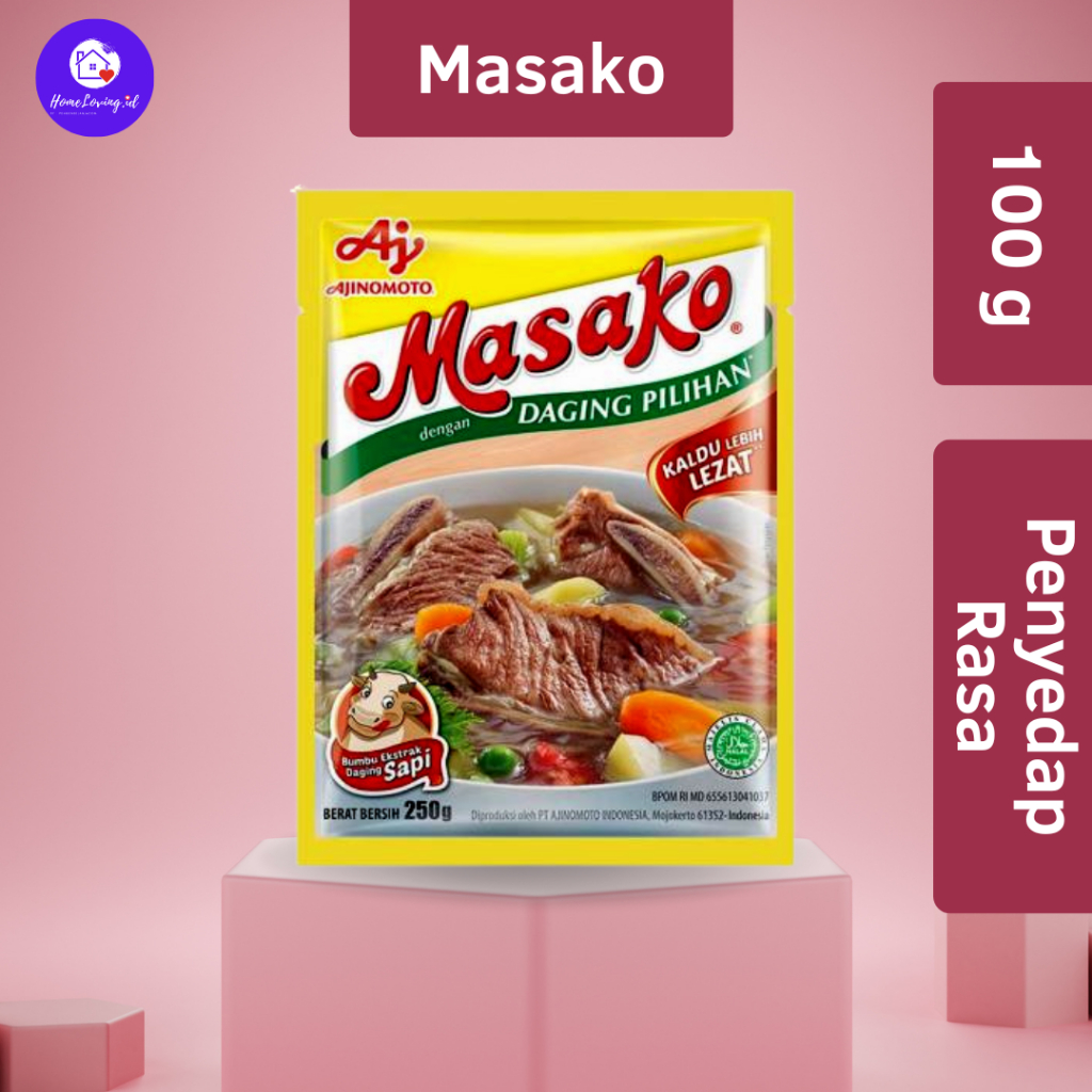 

MASAKO PENYEDAP RASA AYAM DAN SAPI | KALDU BUBUK | SACHET | RENCENG 100 GRAM