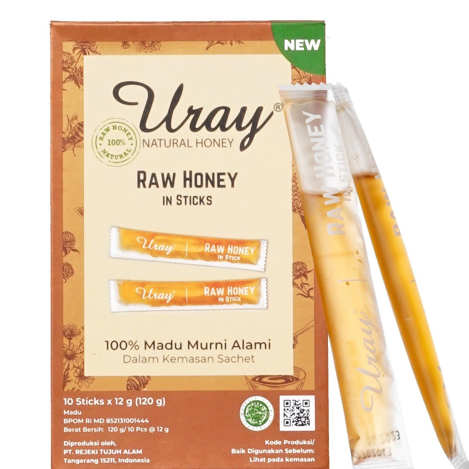 

MADU URAY STICK RAW HONEY ISI 10 SACHET / MADU NATURAL