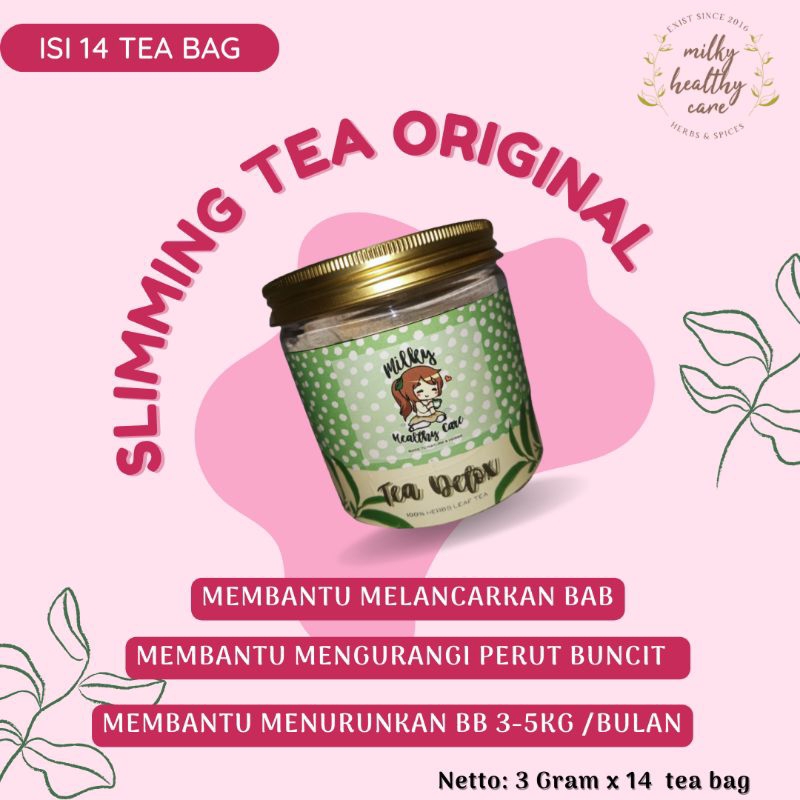

Milky Slimming Tea Original 20 Tea Bag / Detox Tea / Tea Detox / Teh Herbal