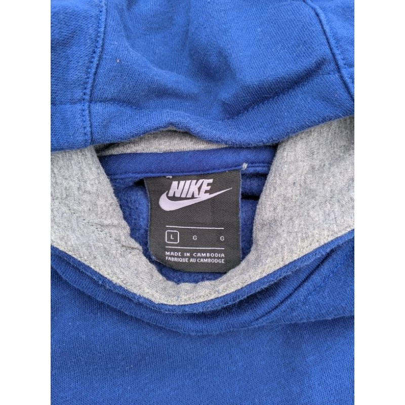 Hoodie Nike biru