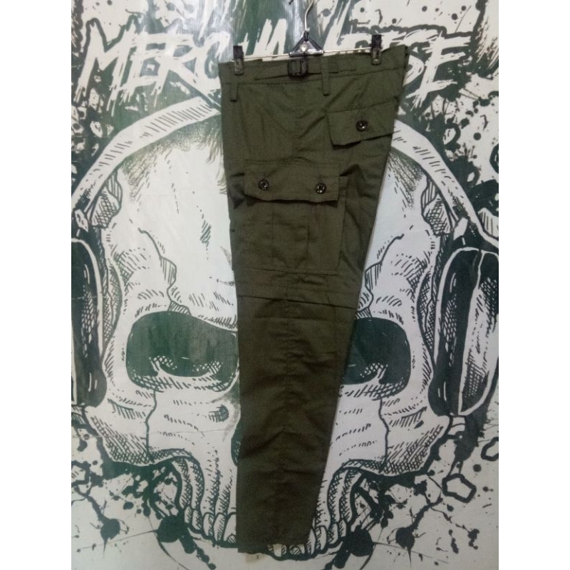CELANA ALPIN PANJANG HIJAU ARMY
