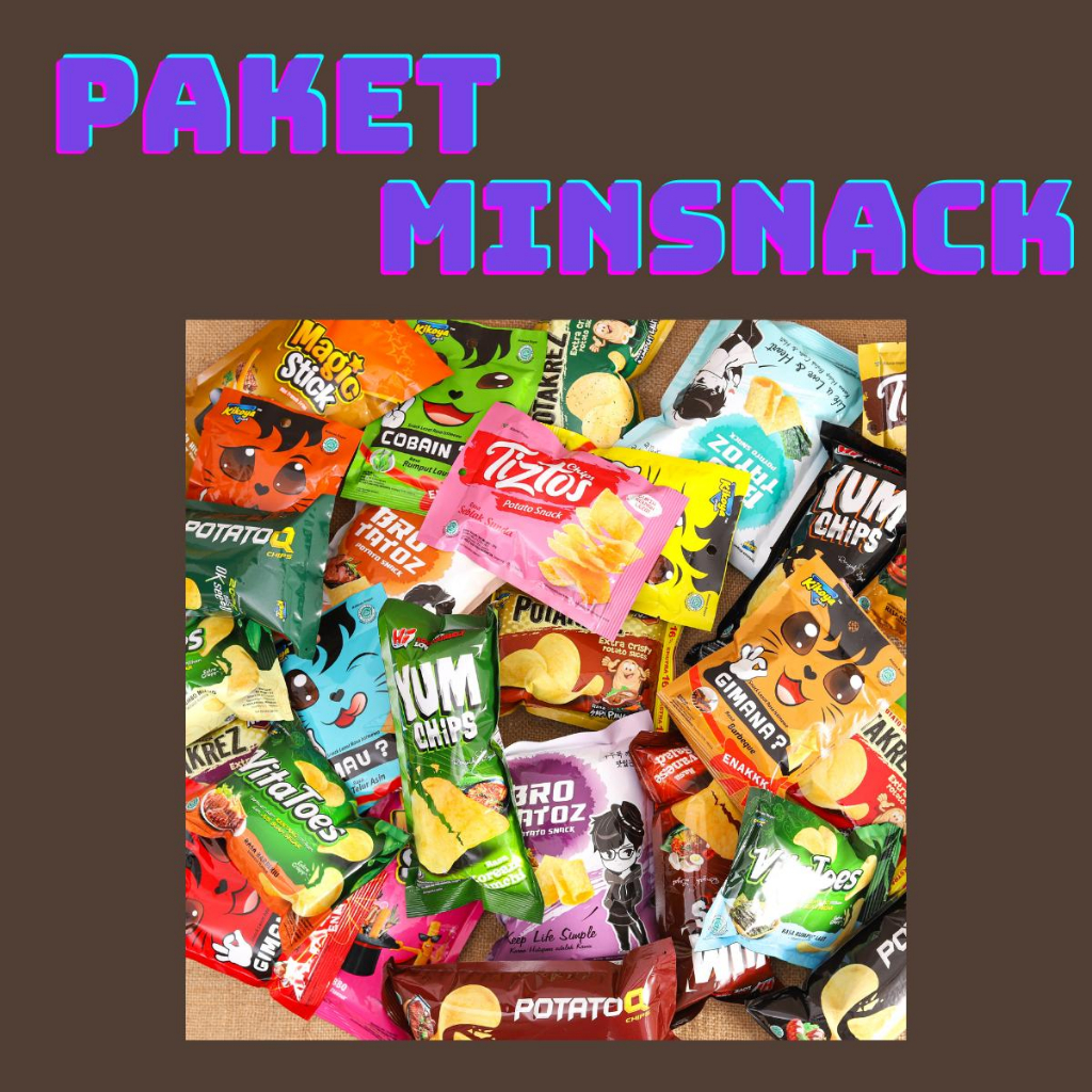 

PAKET MINSNACK 27PCS ANEKA VARIAN MAKANAN DAN JELLY CEMILAN MAKANAN RINGAN TERMUARAH Gift Food Snacks