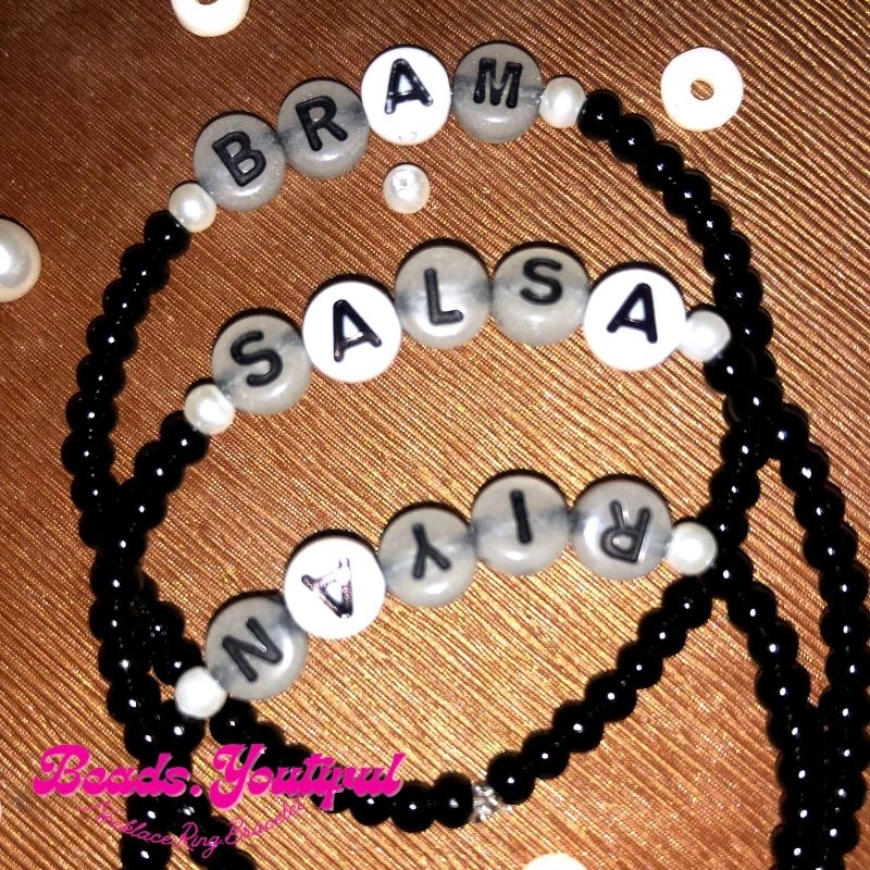 Bracelet beads~ Gelang Manik Nama