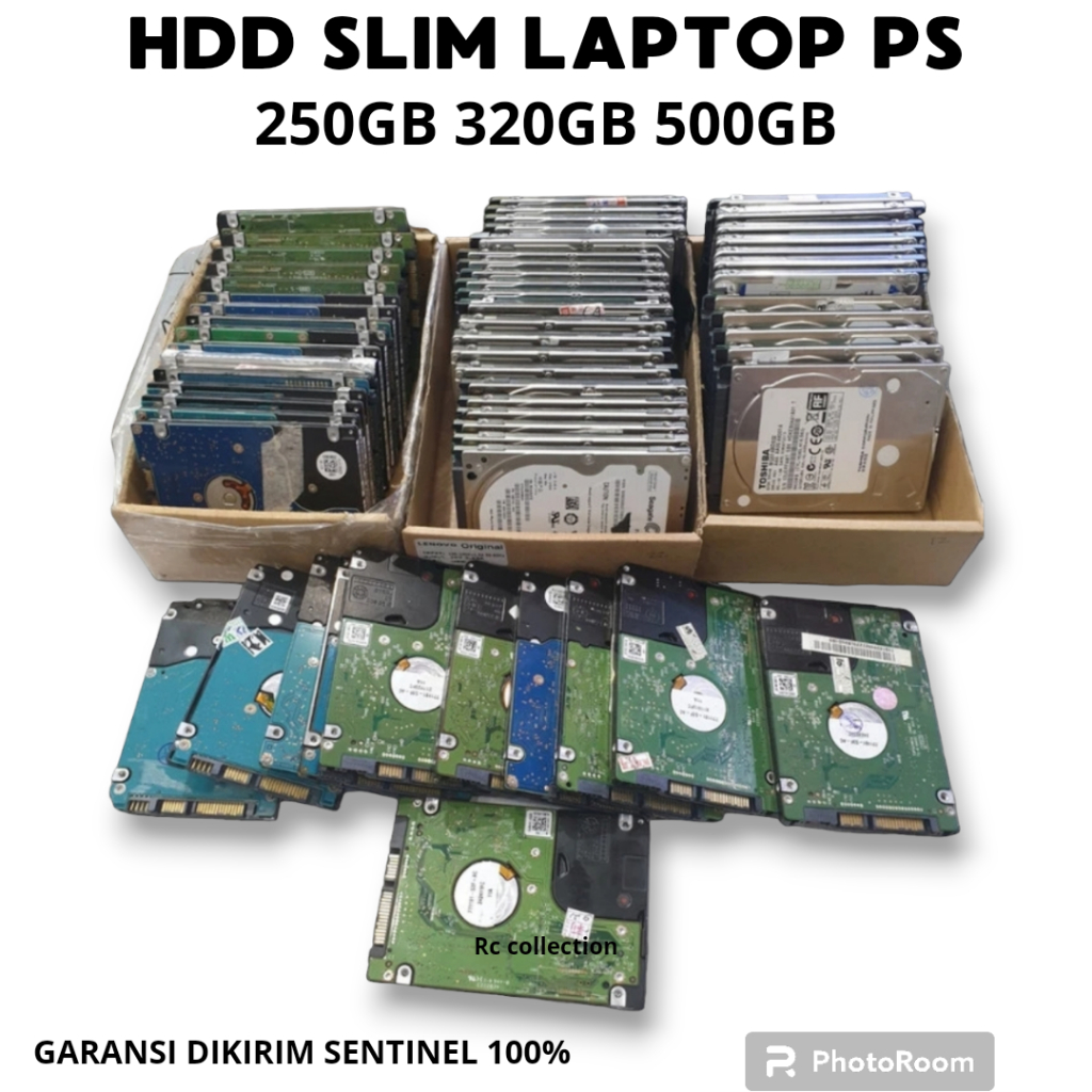 HARDDISK HARD DISK HDD LAPTOP PS 250GB 320GB 500GB SLIM 2.5 INC SATA