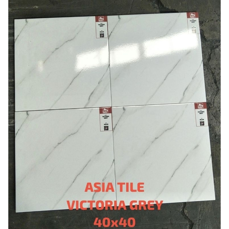 keramik lantai kamar tidur ruang tamu rumah ASIA 40x40 VICTORIA GREY