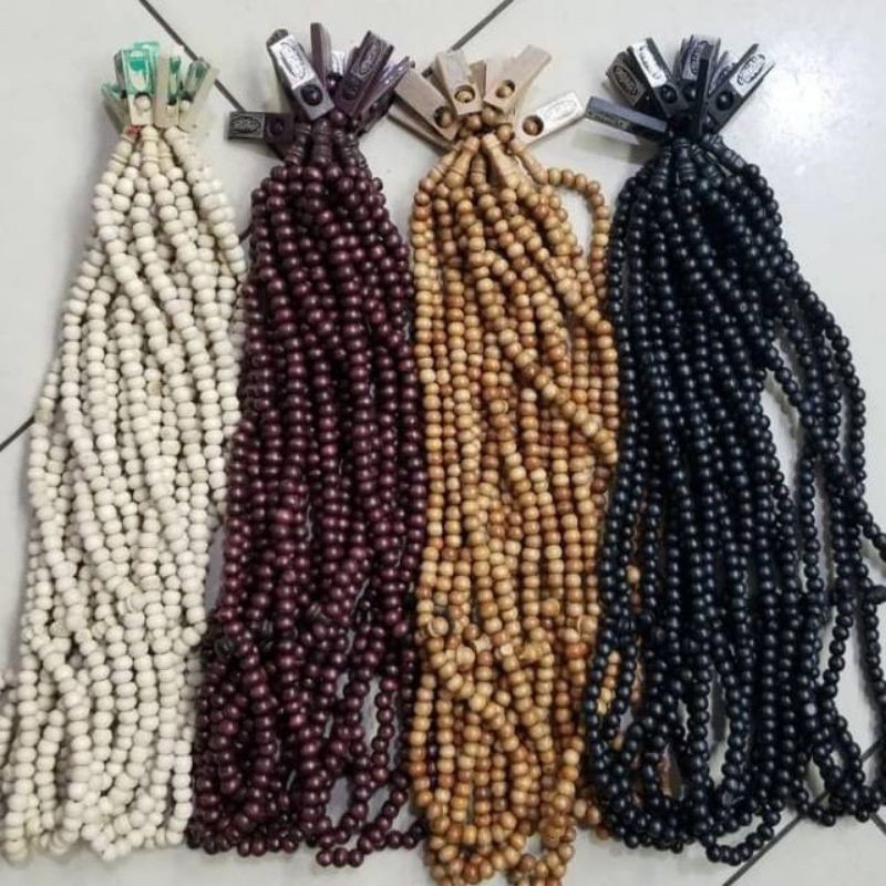 TASBIH KAYU 99 BUTIR TASBIH 33 BUTIR TASBIH SOVENIR