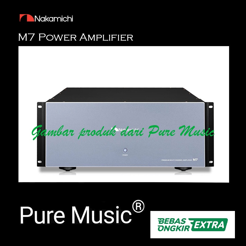 Nakamichi M7 Power Amplifier Multichannel 7.1ch home theater karaoke