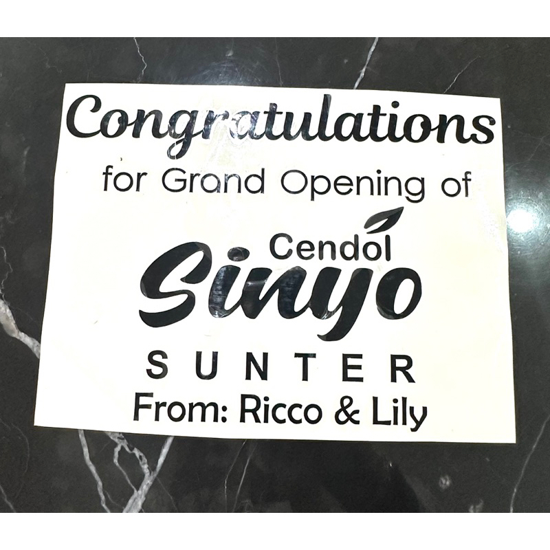 Sticker Custom stiker Balon pvc