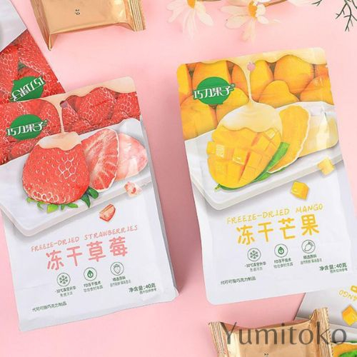 

Freeze Dried Fruit Snack With Milk Coated Cemilan Buah Utuh