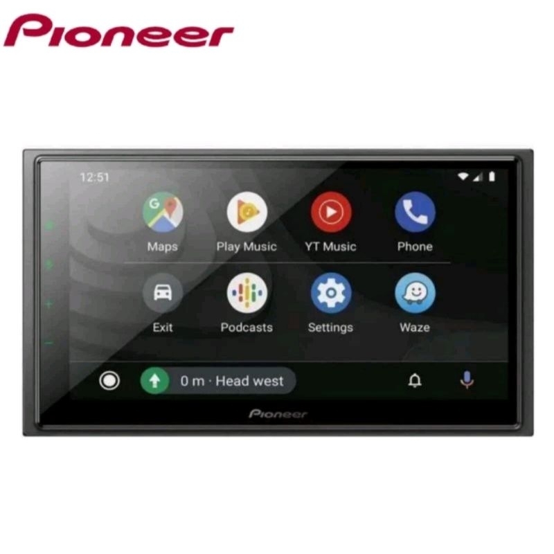 Head unit android pioneer DMH Z6350BT - pioneer z6350bt digital audio carplay