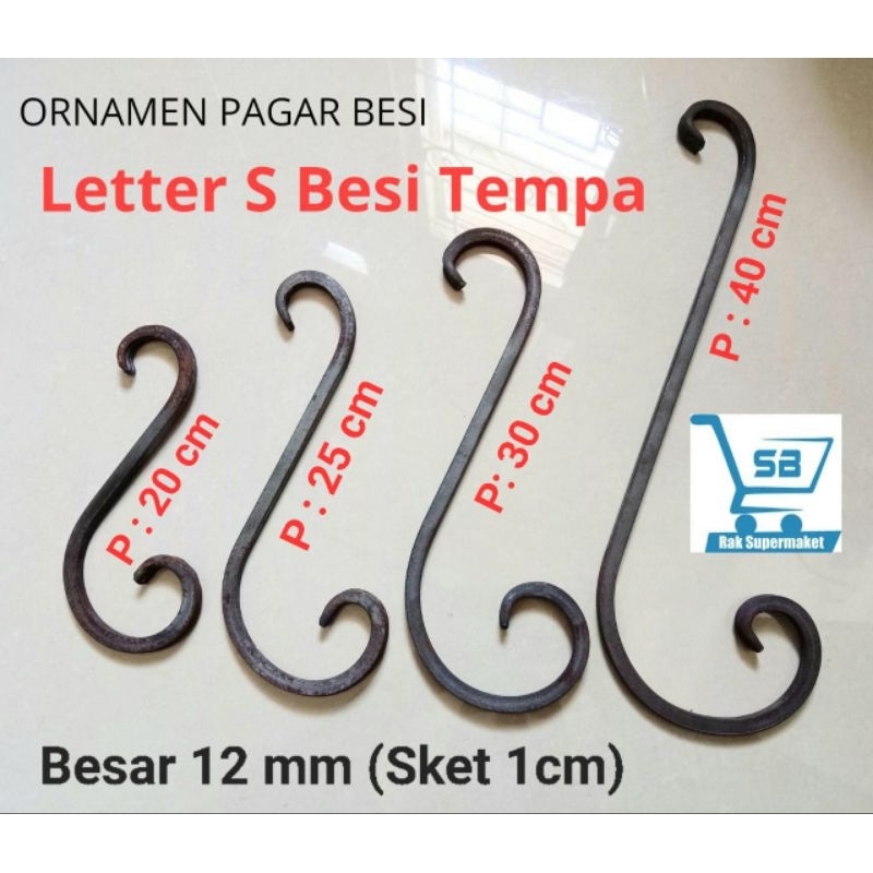ORNAMENT/AKSESORIS PAGAR BESI TEMPA DARI VIRKAN/HIASAN PAGAR BESI