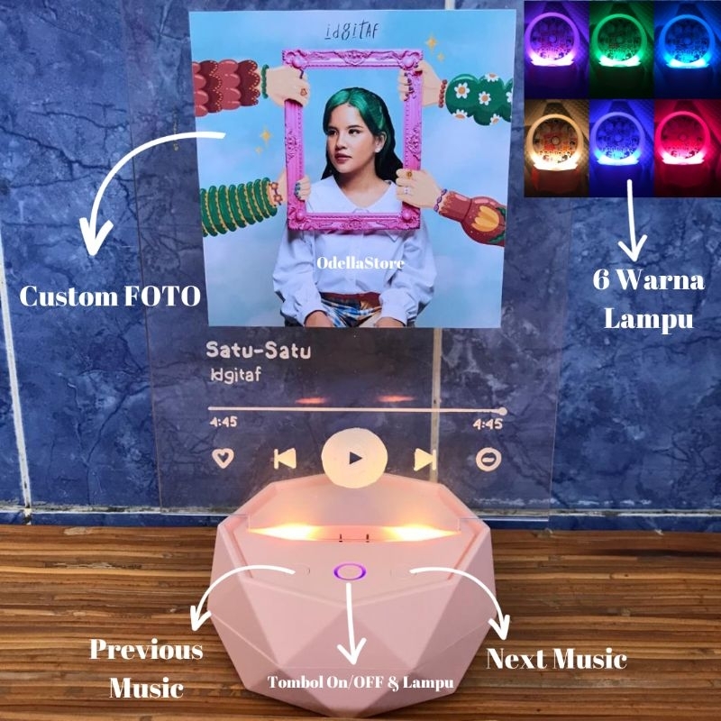 SPEAKER BLUETOOTH CUSTOM AKRILIK