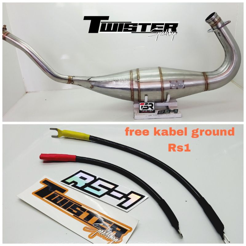 chamber perut knalpot Rs1 41.5 ninja SS ninja r ninja rr Rs1 original