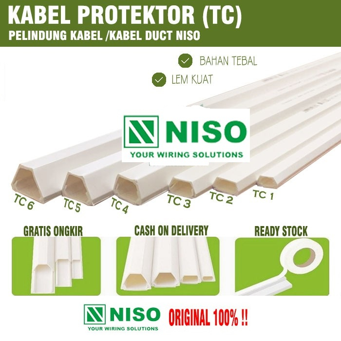 Kabel Protektor NISO TC 2,3,4,5 protector / cable duct TC NISO 1 meter
