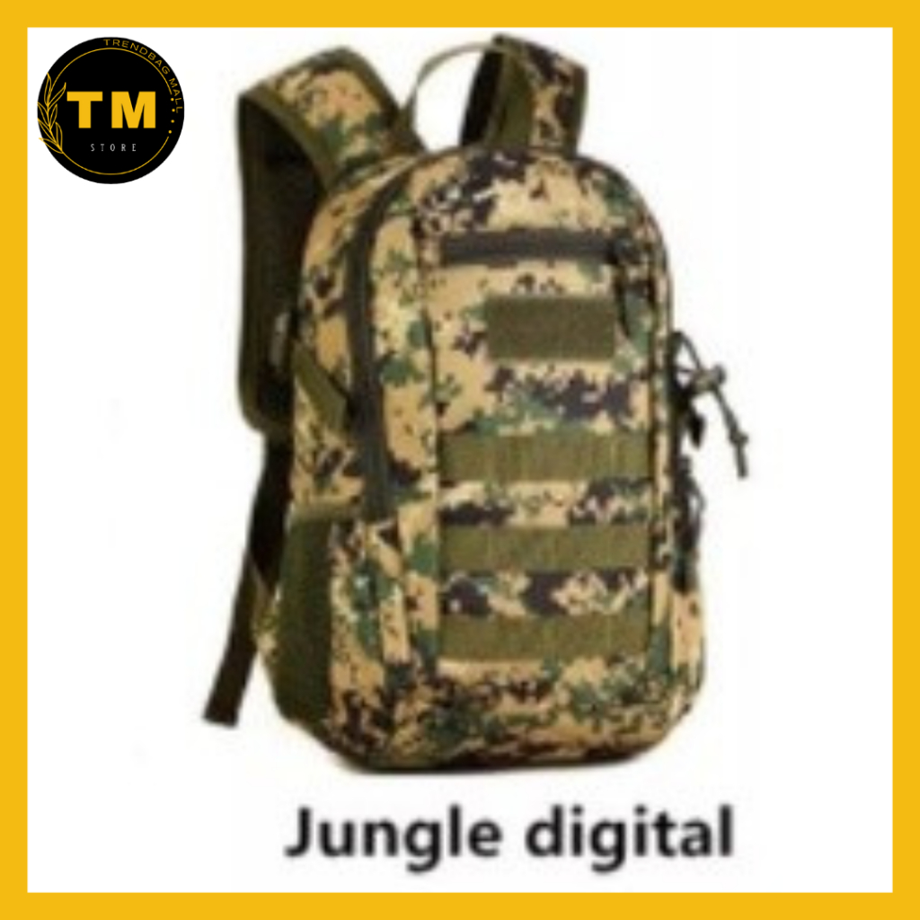 Tas Ransel Olahraga Pria Wanita 12 L Tas Camping Hiking Multifungsi Tas Taktis Tas Ransel