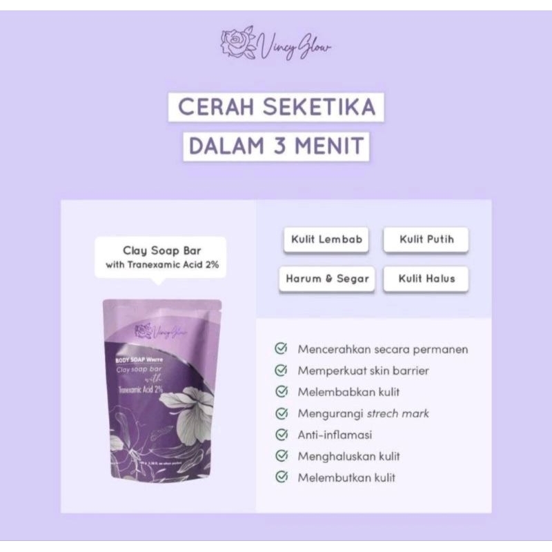 Body Soap Vincy Glow // Bar Soap Vincy Glow
