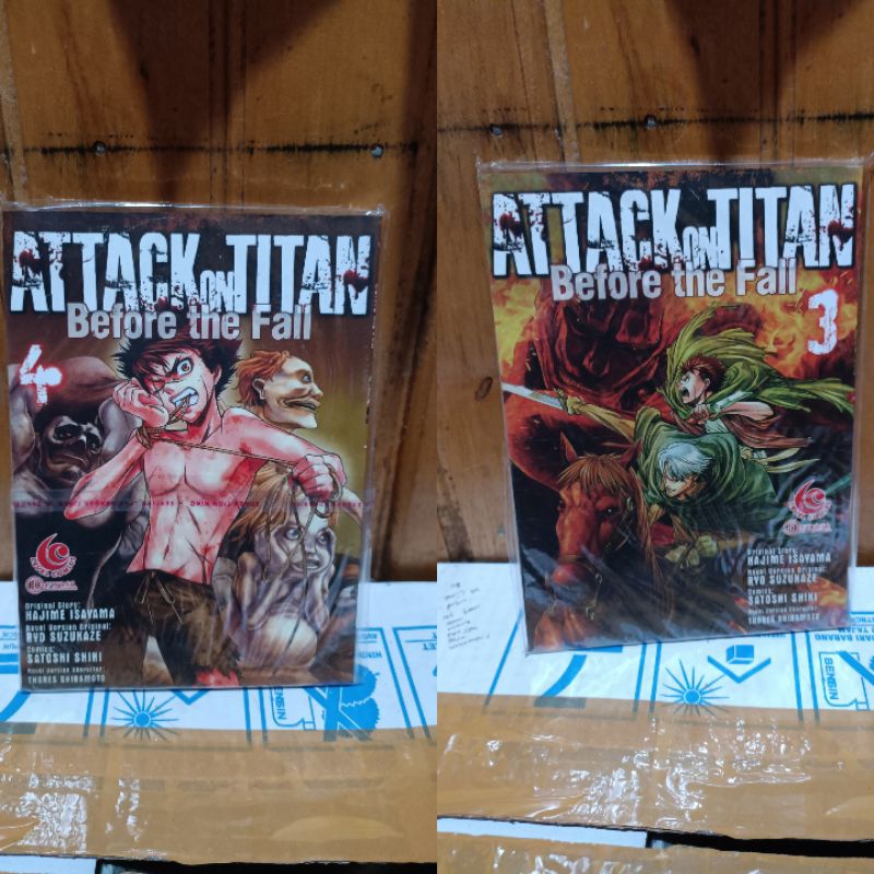 Komik attack on Titan before the fall 3,4 / komik attack on Titan before the fall vol 3,4